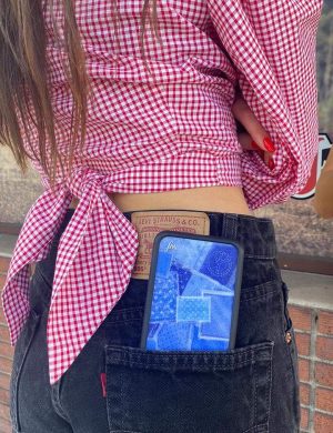 Vintage Denim iPhone Case