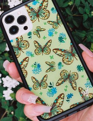 Sage Butterfly iPhone Case