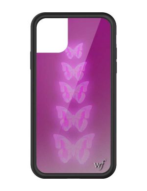 Neon Butterfly iPhone Case