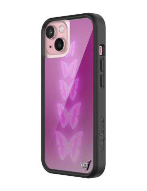 Neon Butterfly iPhone Case