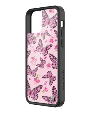 Pink Butterfly iPhone Case