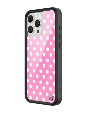 Pink Polka Dots iPhone Case