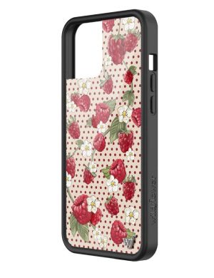 Raspberry Polka Dot iPhone Case