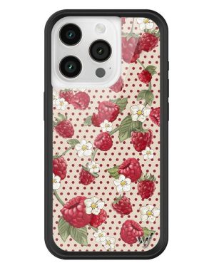Raspberry Polka Dot iPhone Case