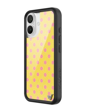 Polka Dot | Yellow and Pink iPhone Case