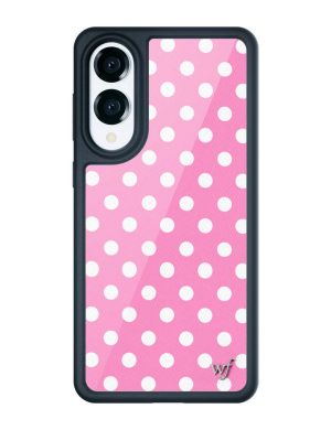 Polka Dot | Pink and White Samsung Galaxy Case